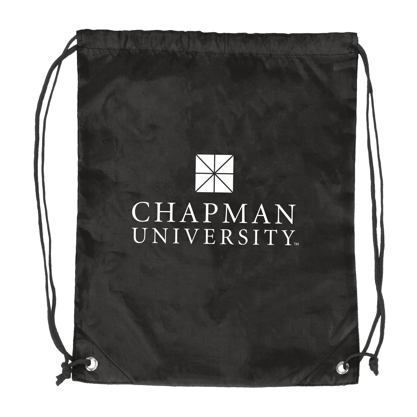 Chapman University Black Cruise Backsack f/ Primary Logo