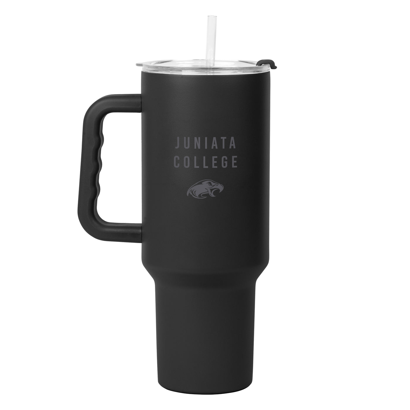Juniata College 40oz Black Tonal Powder Coat Tumbler