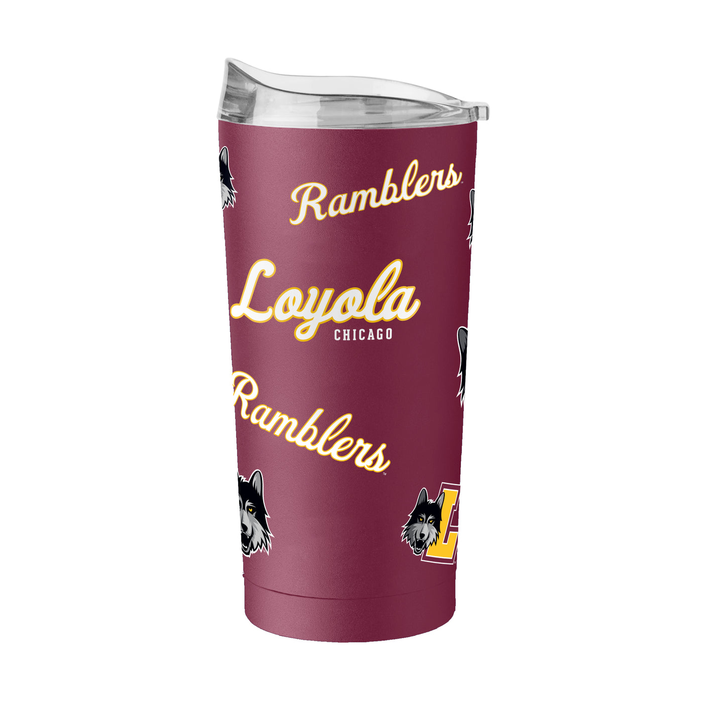 Loyola Lakeshore 20oz Dreamweave Powder Coat Tumbler