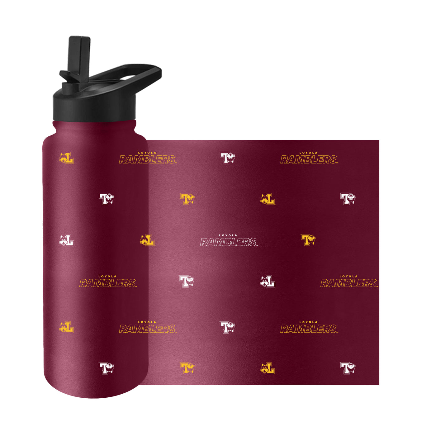 Loyola Lakeshore 34oz Step And Repeat Quencher Bottle