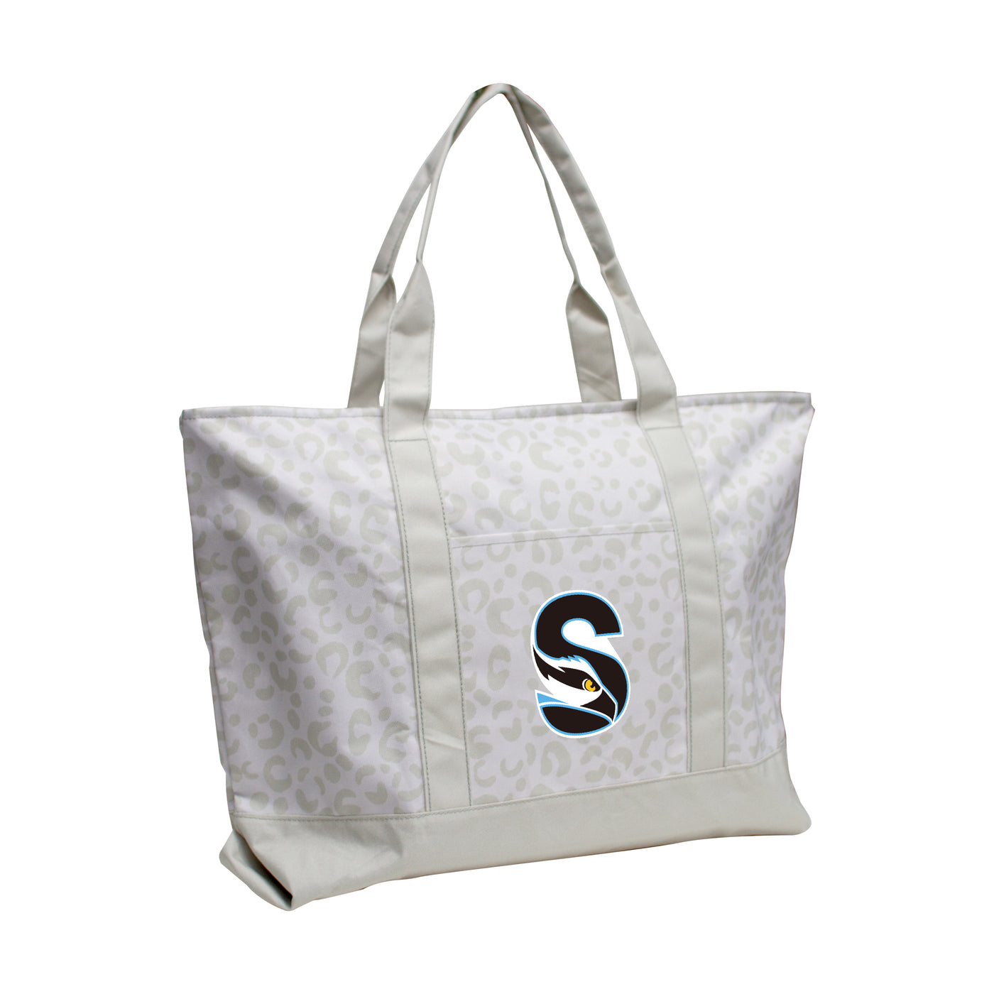Stockton College Leopard Pattern Tote
