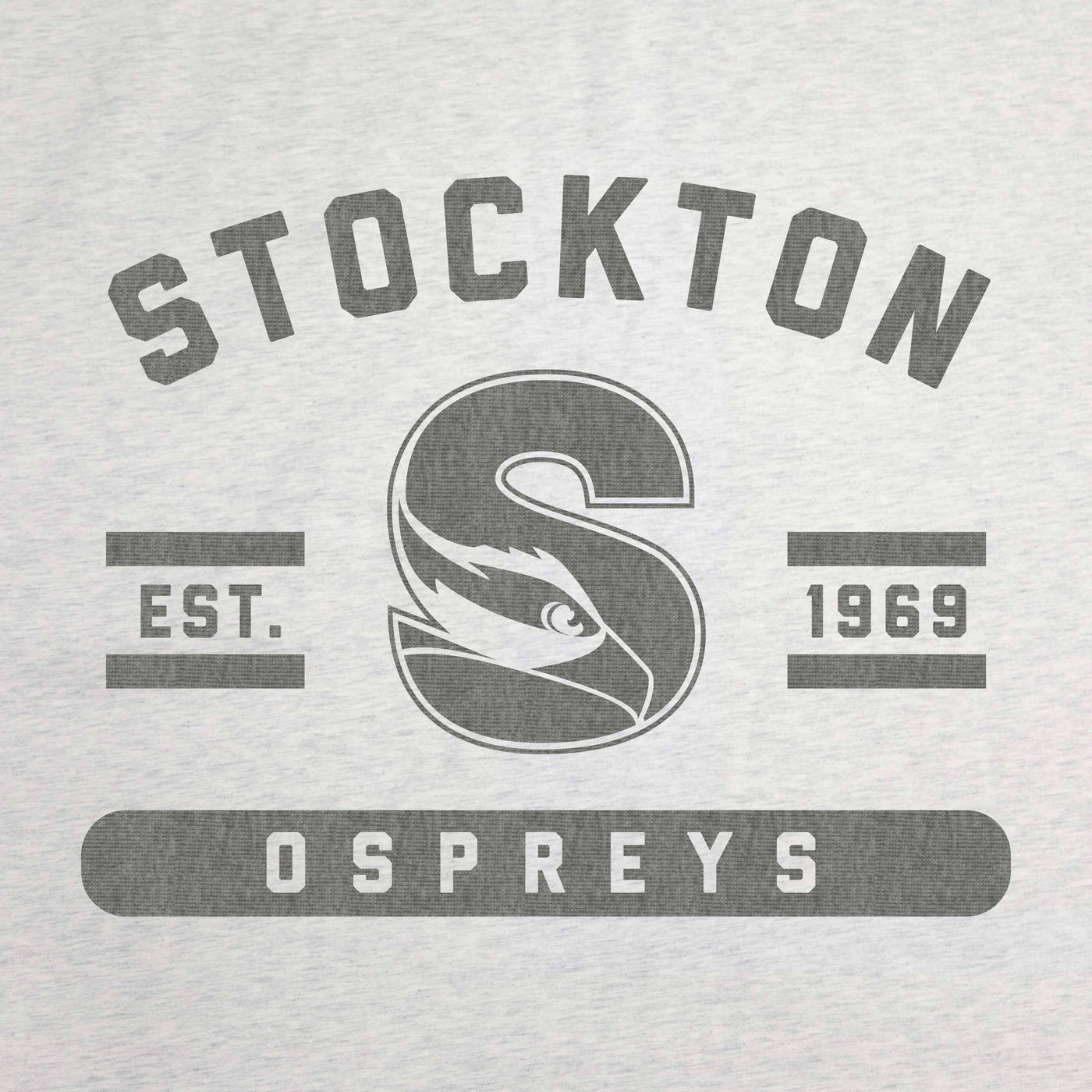 Stockton College Sublimated Sweatshirt Blanket