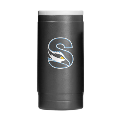 Stockton College 12oz Logo Powdercoat SlimCan Coolie