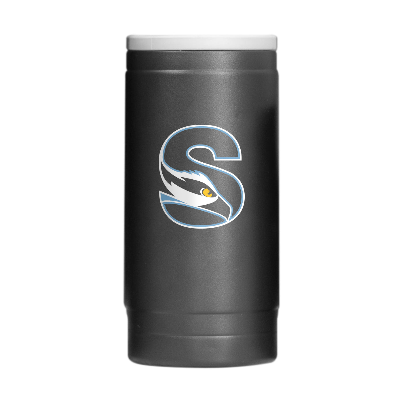 Stockton College 12oz Logo Powdercoat SlimCan Coolie