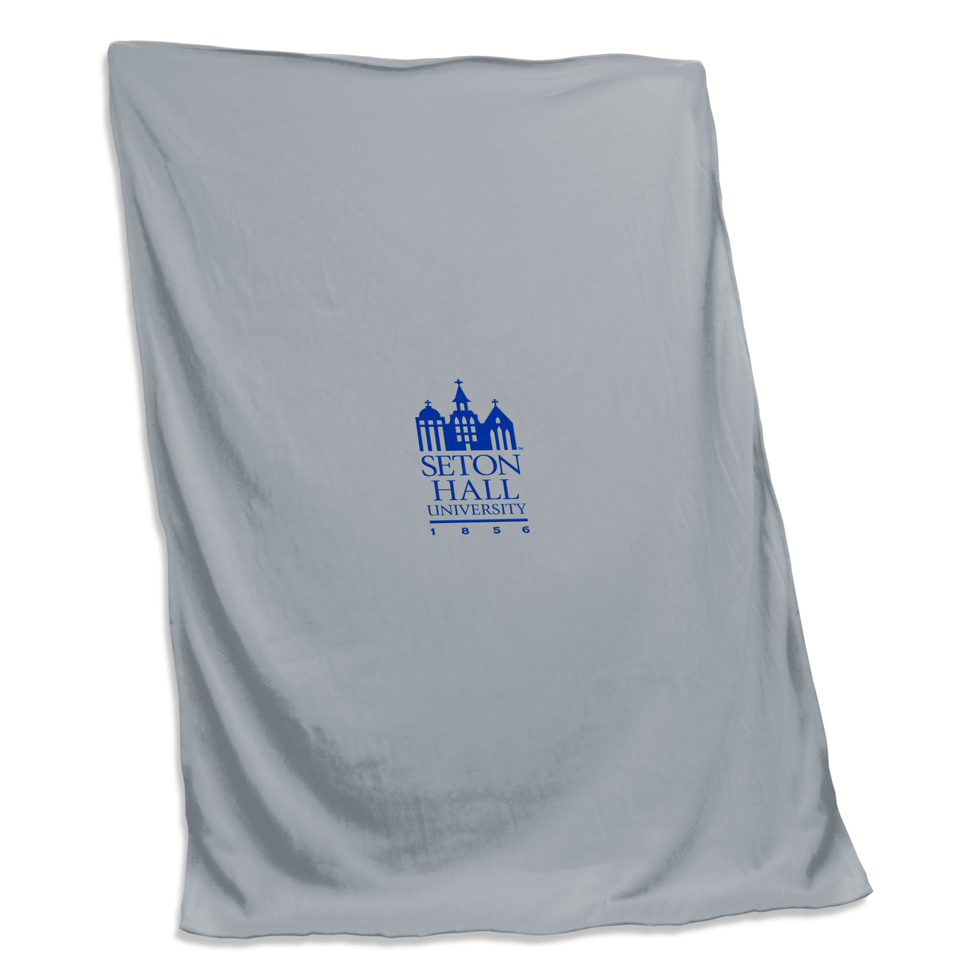 Seton Hall Gray Screened Sweatshirt Blanket
