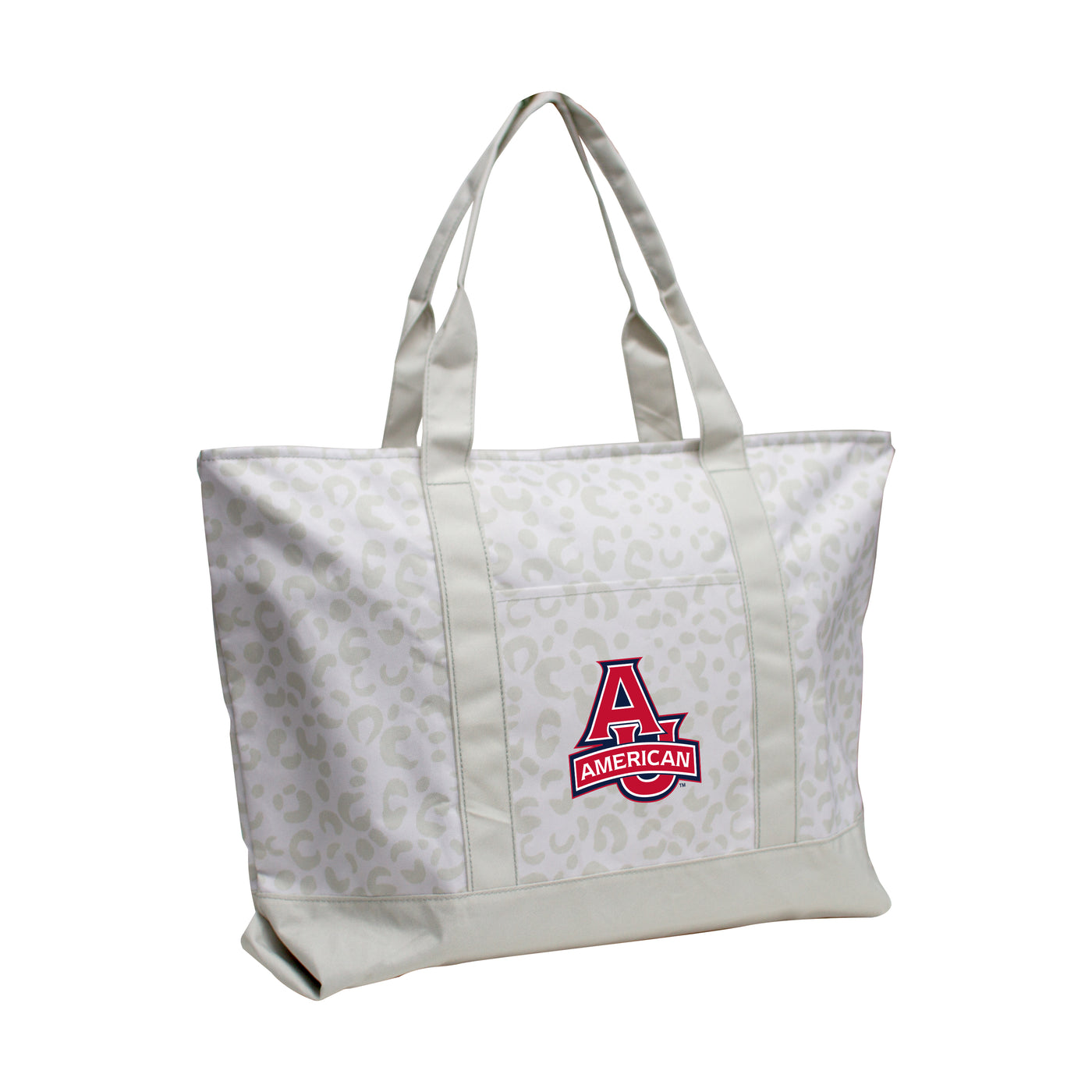 American University Leopard Pattern Tote