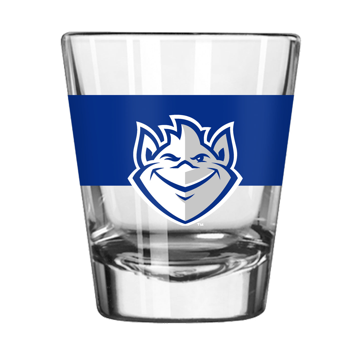 Saint Louis Univ 2oz Colorblock Shot Glass