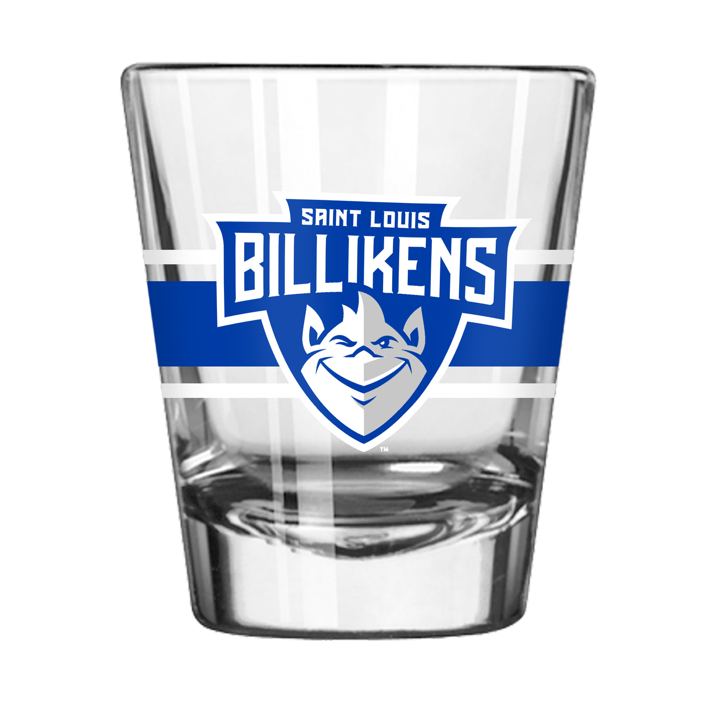 Saint Louis Univ 2oz Stripe Shot Glass