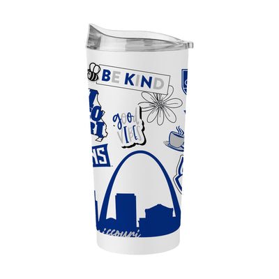 Saint Louis Univ 20oz Native Powder Coat Tumbler