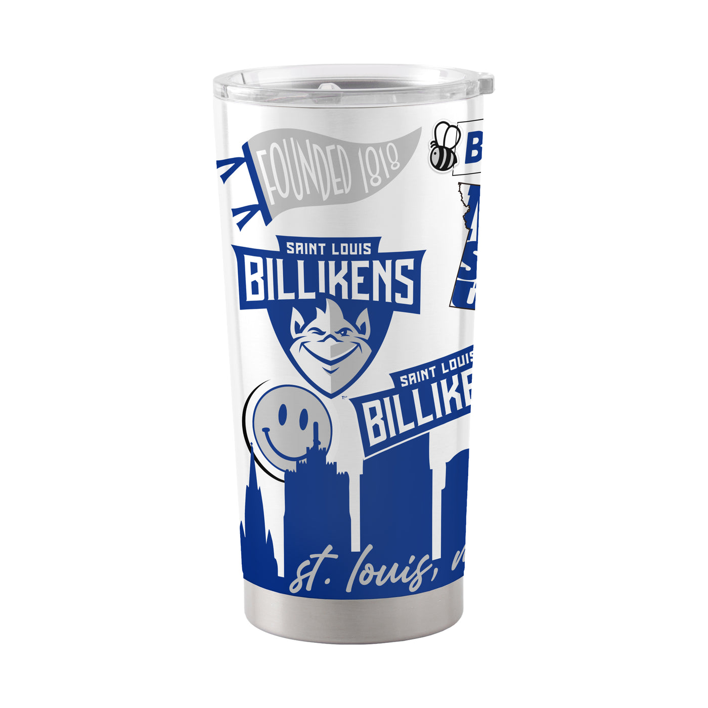 Saint Louis Univ 20oz Native Stainless Tumbler - Logo Brands