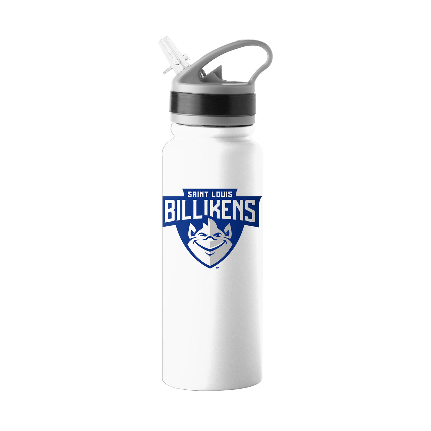 Saint Louis Univ 25oz Logo SingleWall FlipTop Bottle