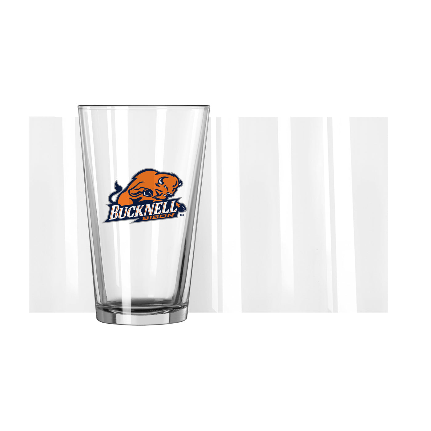 Bucknell U 16oz Logo Pint Glass - Logo Brands
