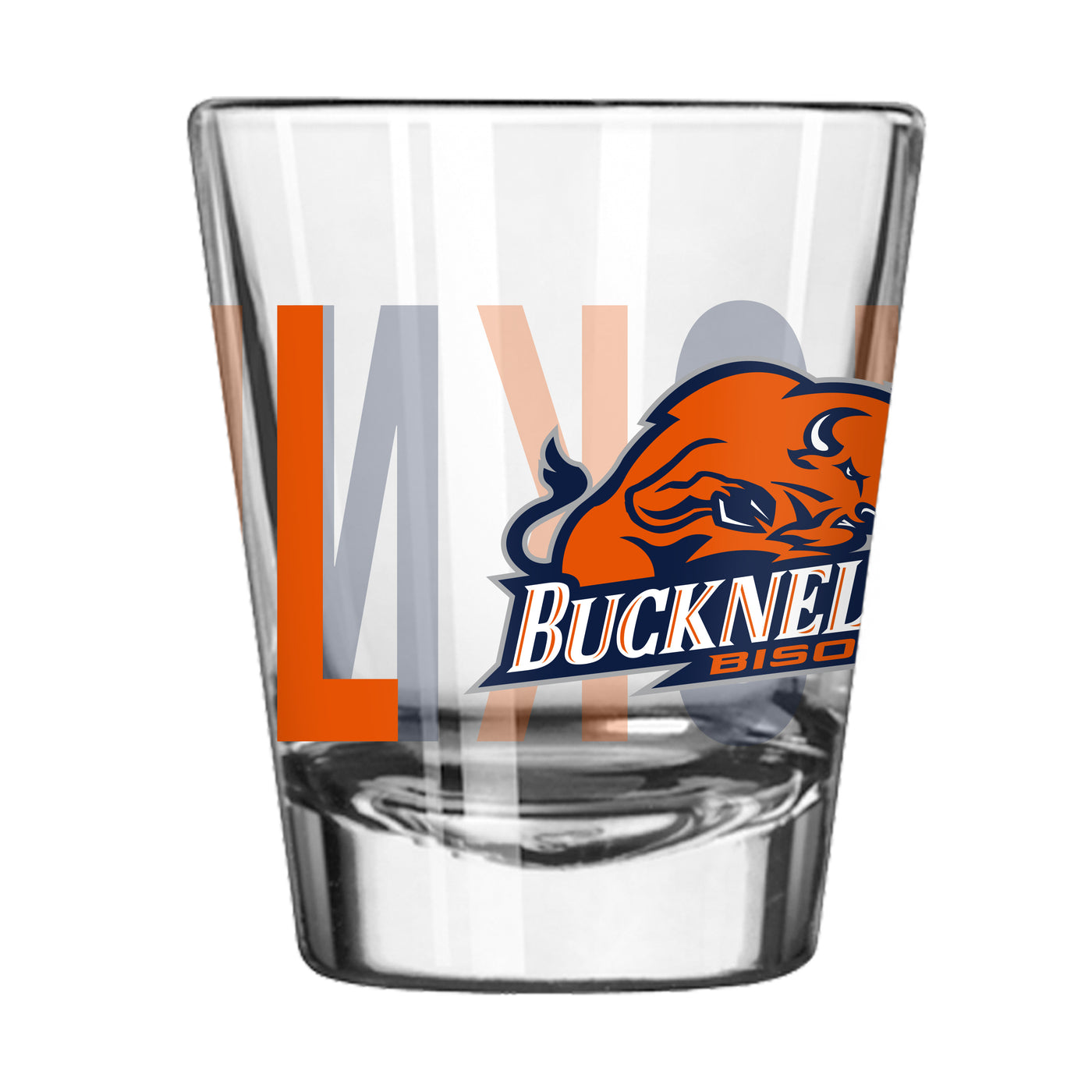 Bucknell 2oz Overtime Shot Glass