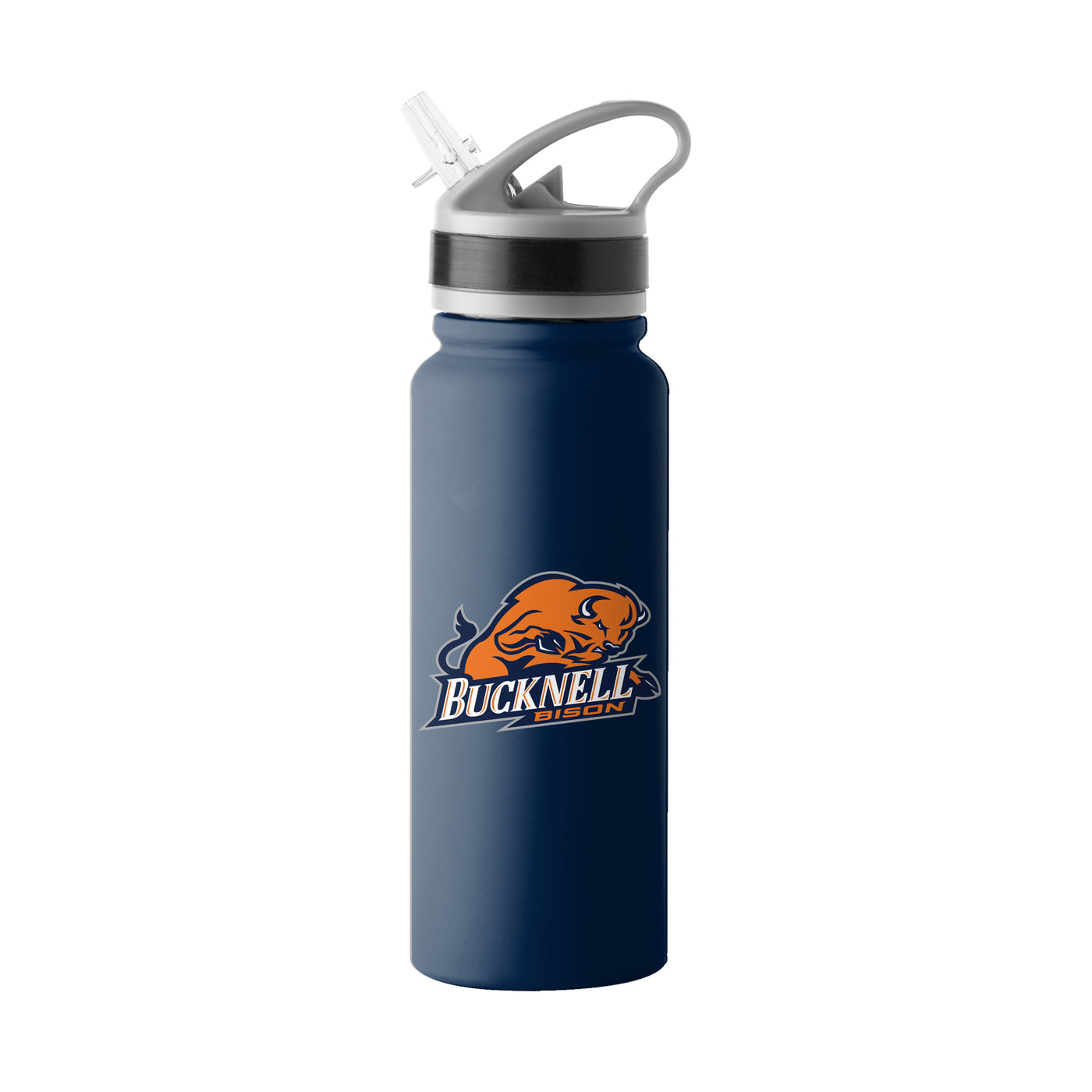 Bucknell U 25oz Logo Stainless Single Wall Flip Top Bottle