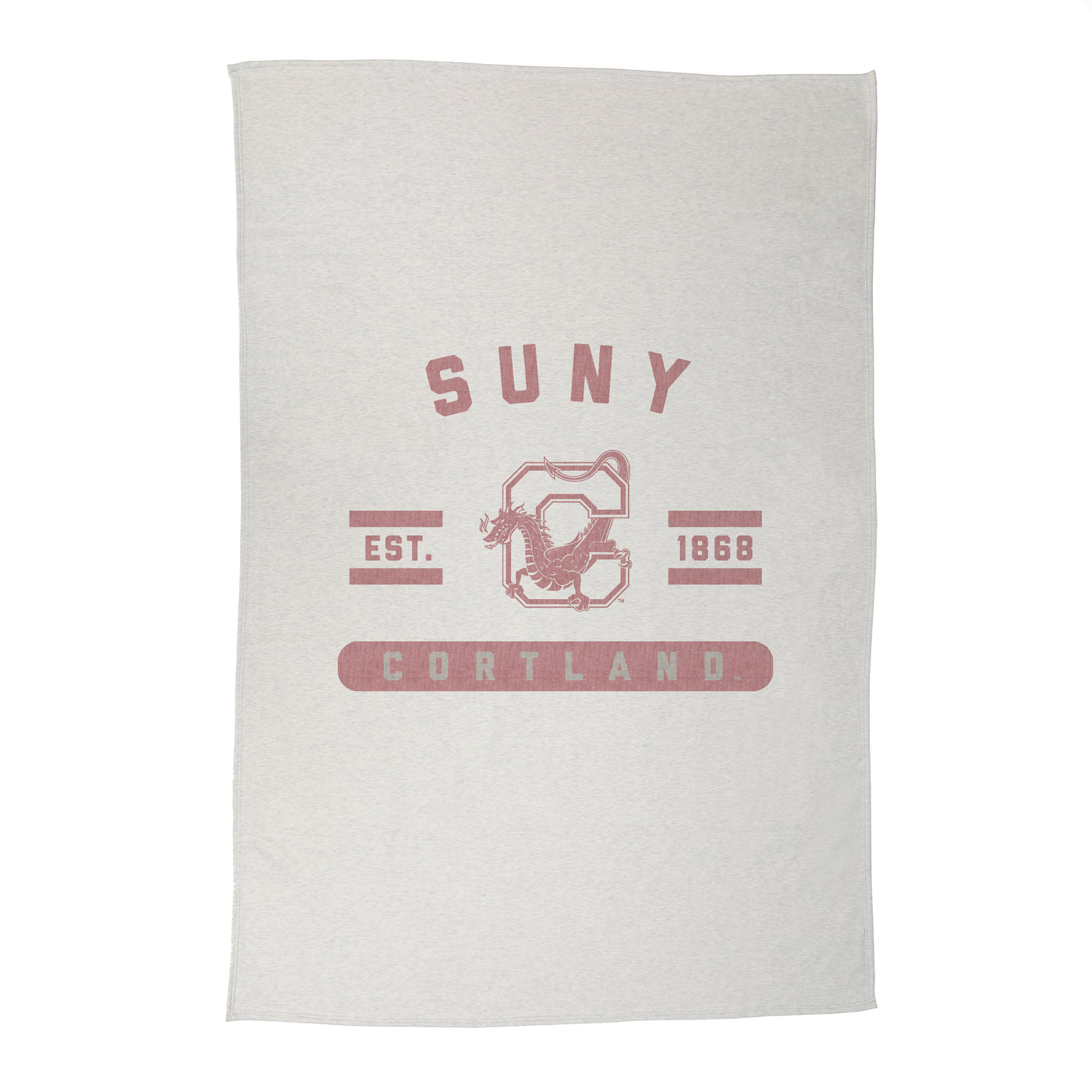 SUNY Cortland Sublimated Sweatshirt Blanket