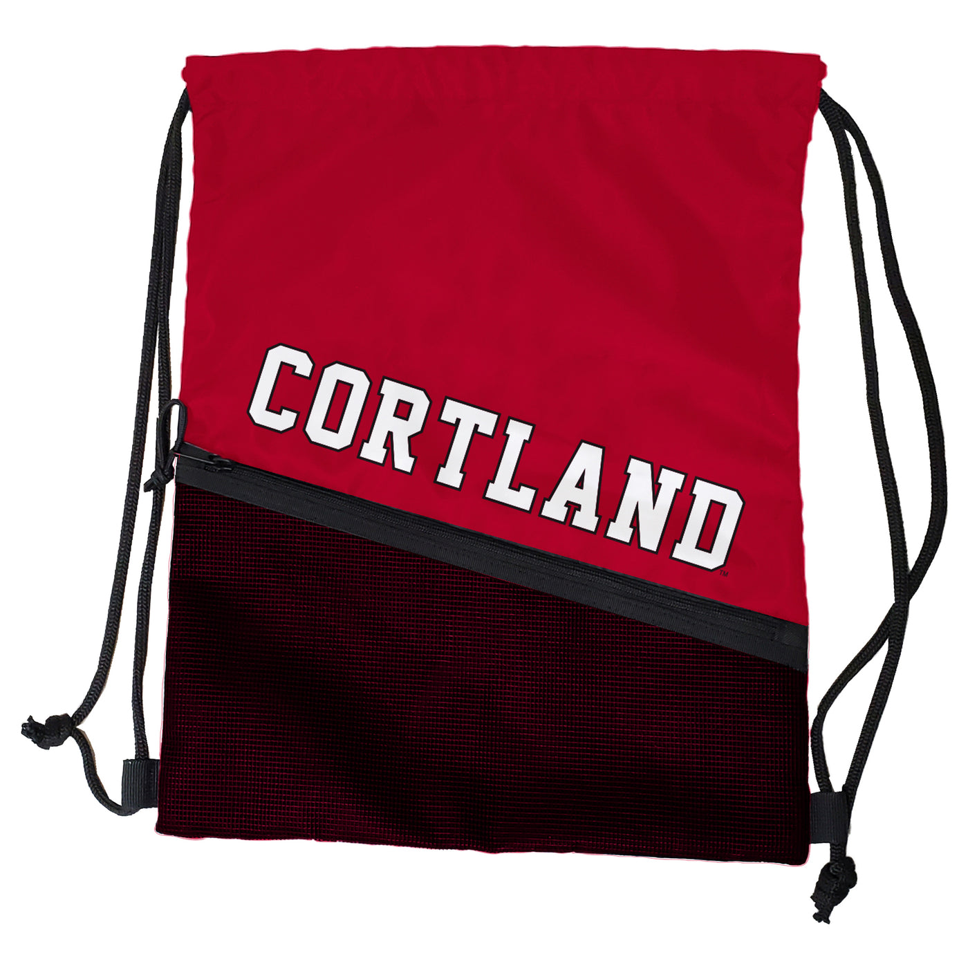SUNY Cortland Red Tilt Backsack