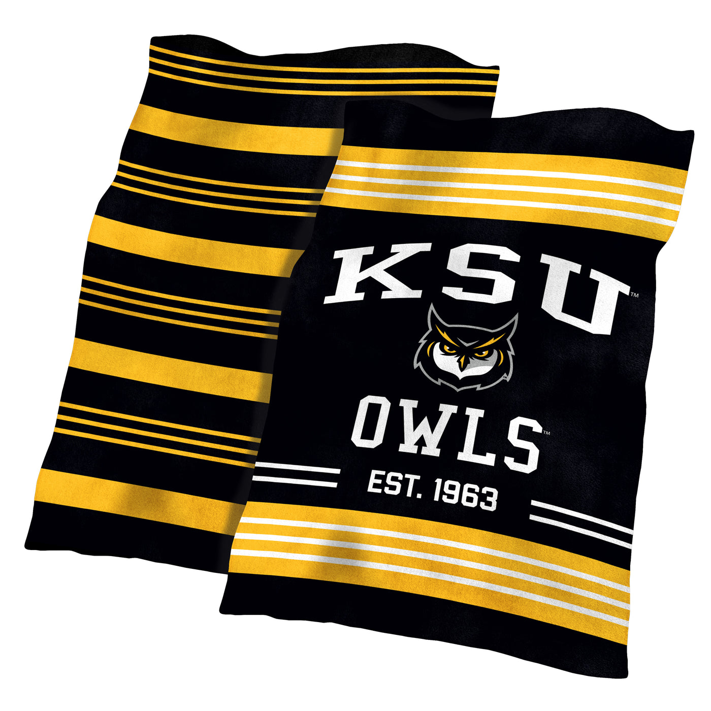 Kennesaw State Colorblock Plush Blanket