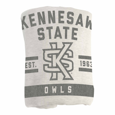 Kennesaw State Oatmeal Sweatshirt Blanket