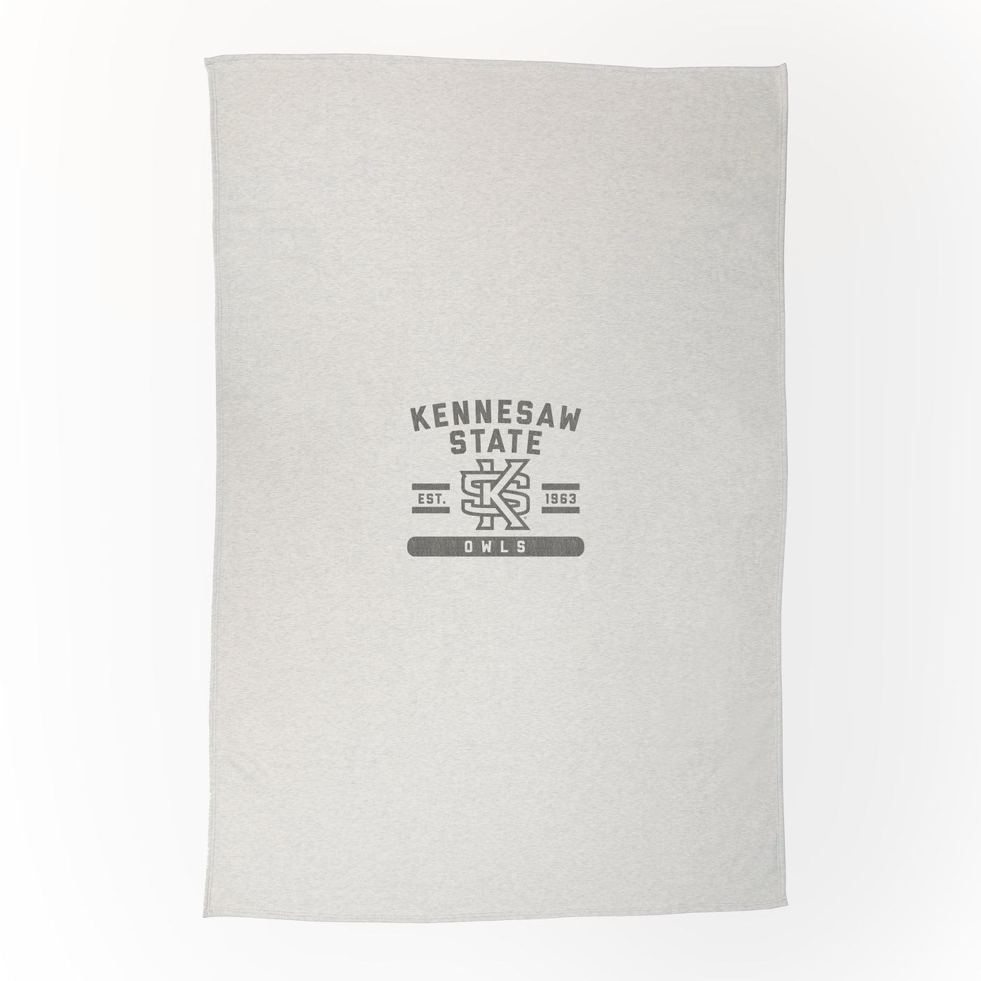 Kennesaw State Oatmeal Sweatshirt Blanket