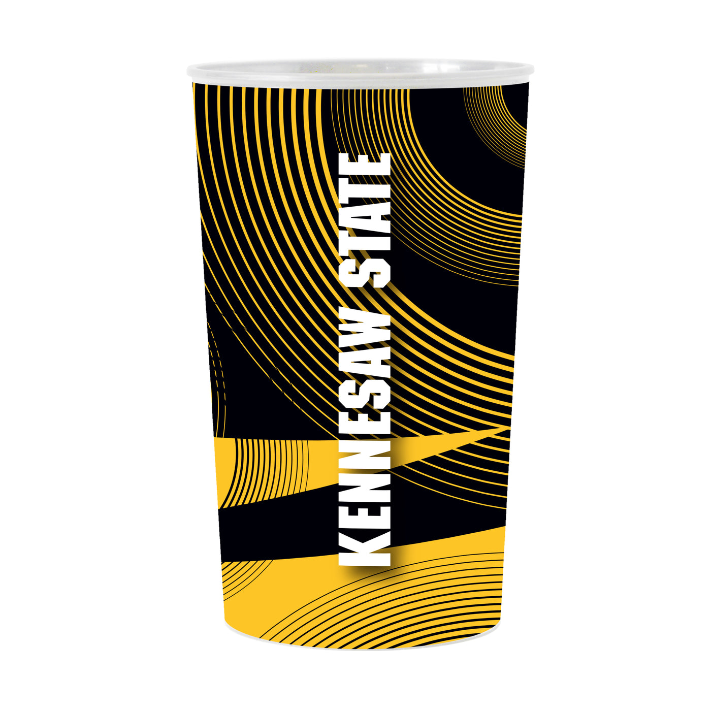 Kennesaw State Geometric Hardwall Cup 4 Pack