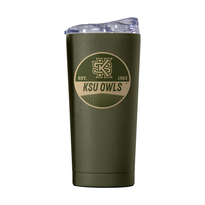 Kennesaw State 20oz Badge Powder Coat Tumbler - Logo Brands