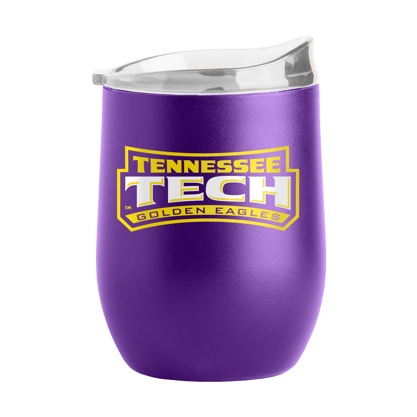 Tennessee Tech 16oz Flipside Powder Coat Curved Bev - Logo Brands