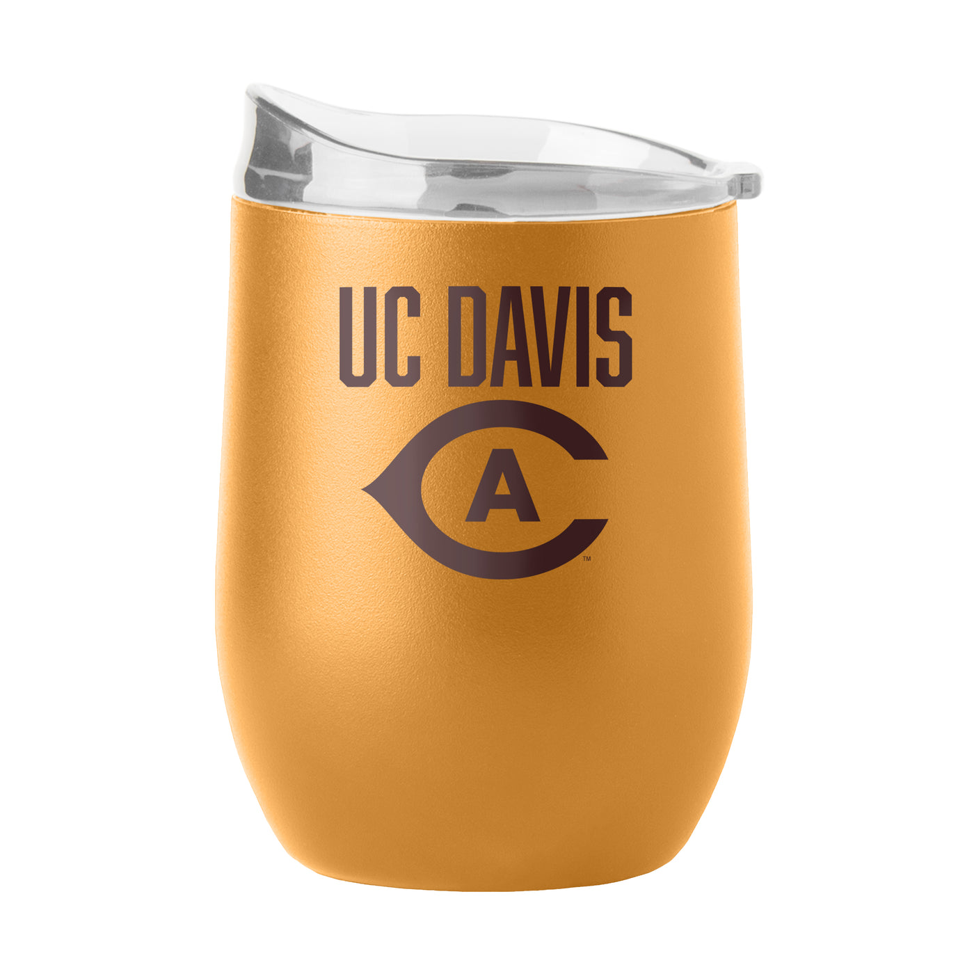 California - Davis 16oz Huddle Powder Coat Curved Bev