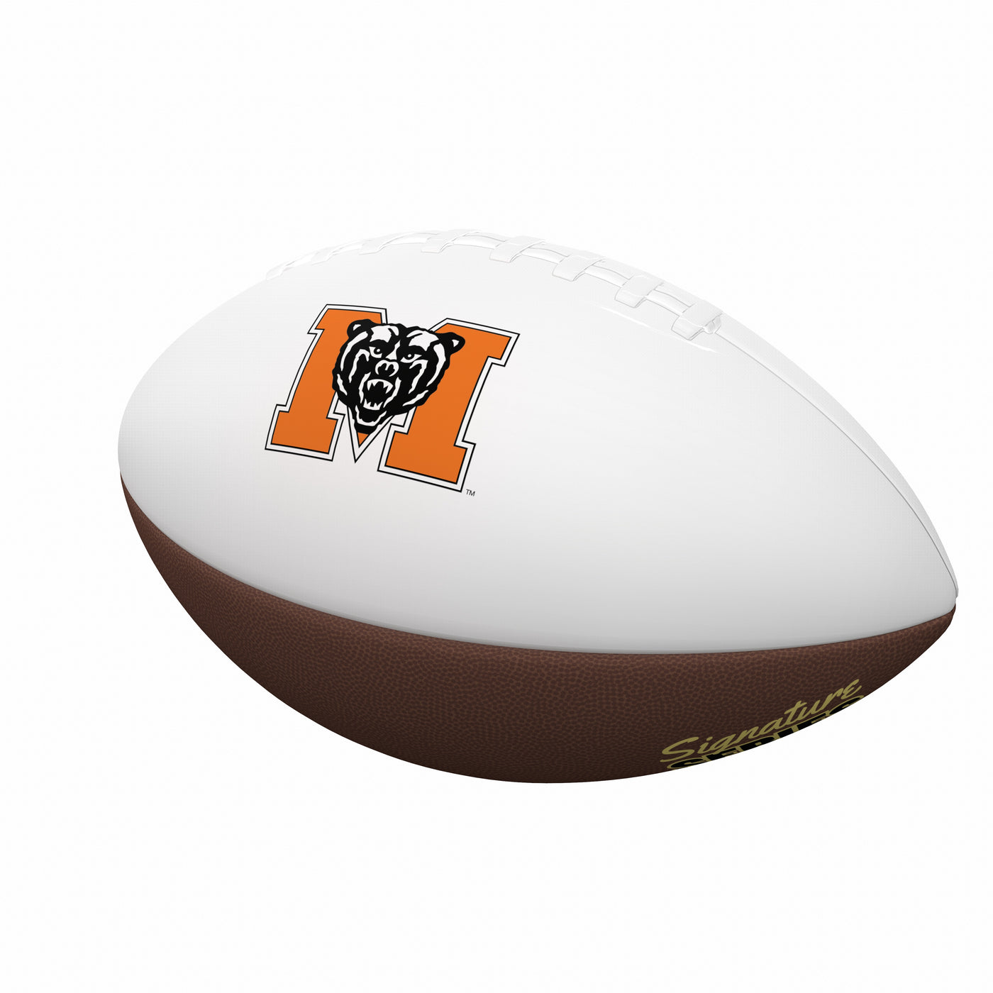 Mercer Full Size Autograph Football