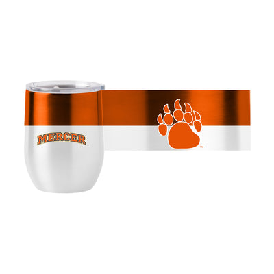 Mercer University 16oz Colorblock Stainless Curved Beverage