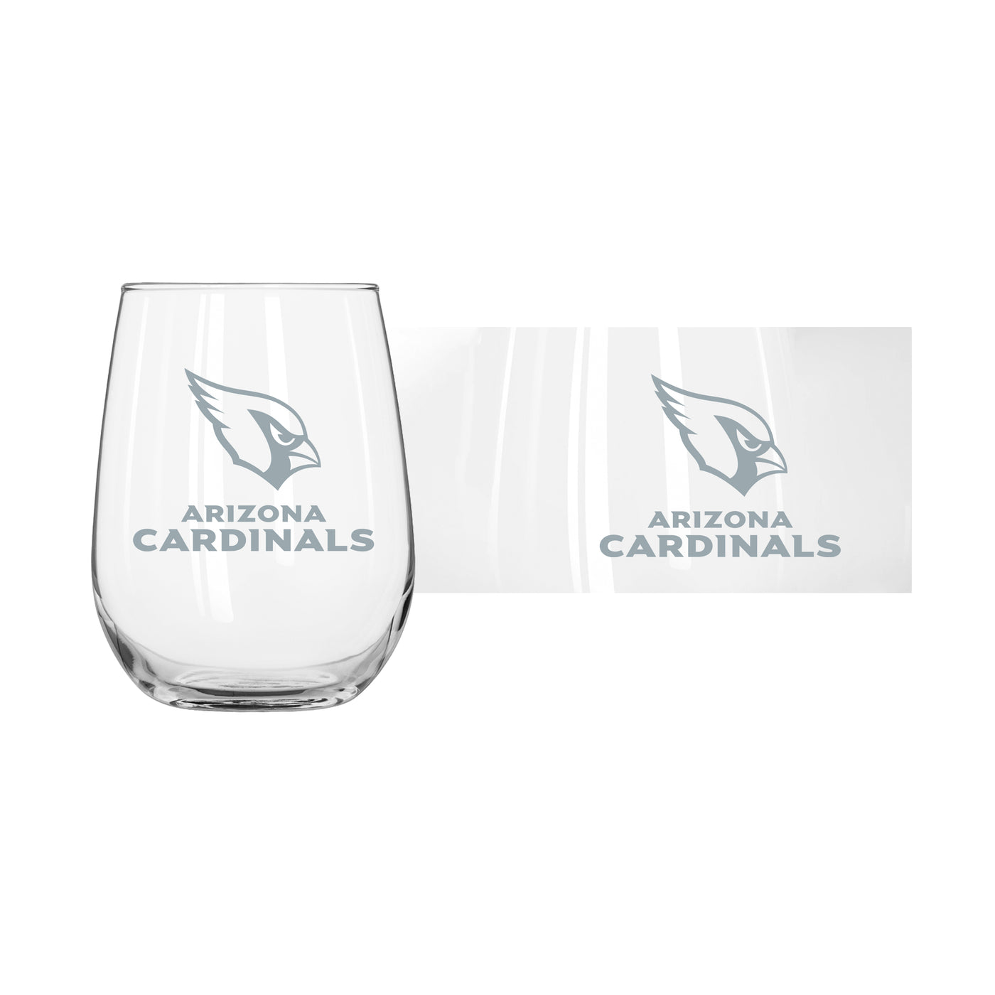 Arizona Cardinals 16oz Frost Curved Beverage Glass