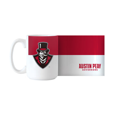 Austin Peay State 15oz Colorblock Sublimated Mug