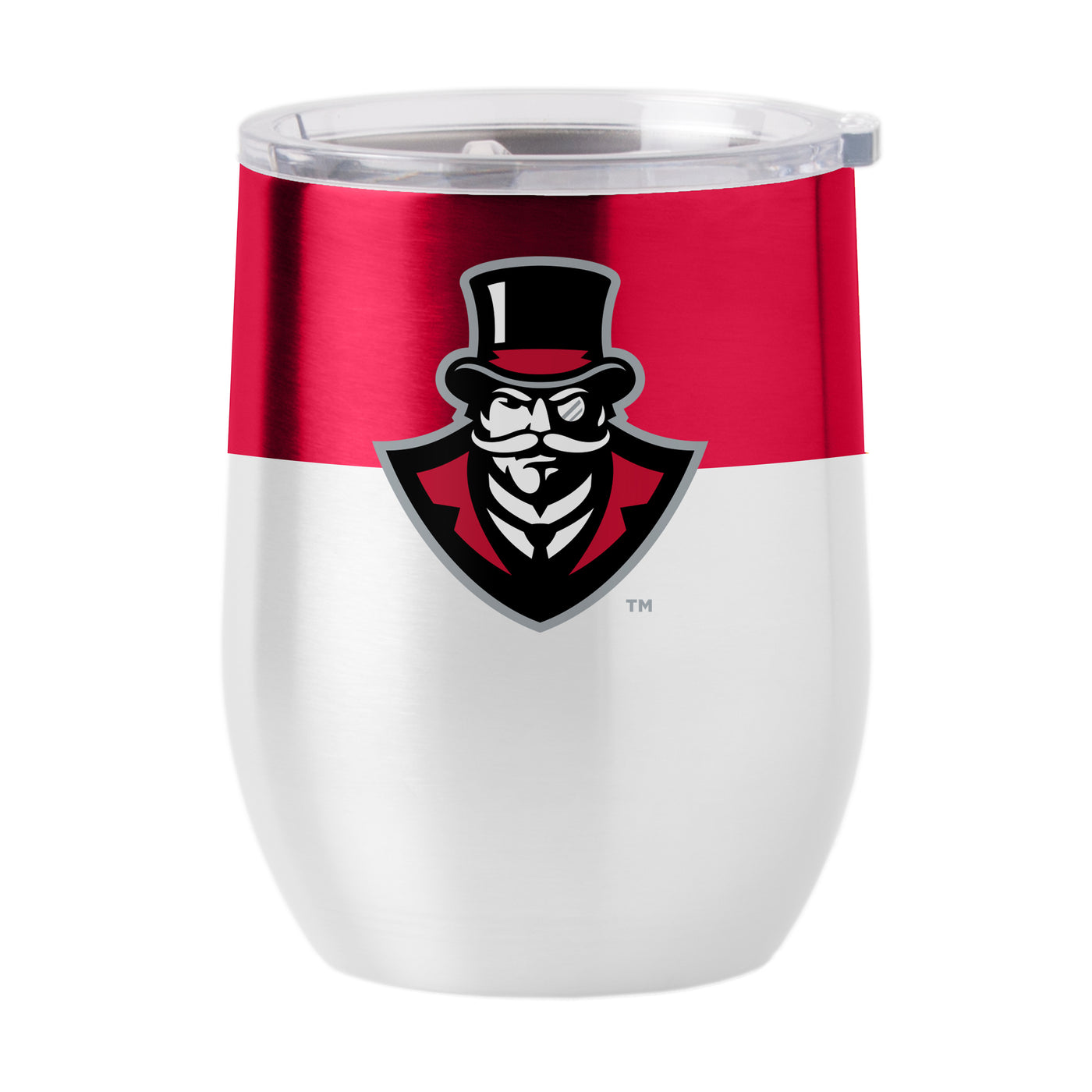 Austin Peay State 16oz Colorblock Stainless Curved Beverage