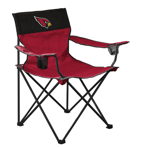 Arizona Cardinals Big Boy Chair by Logo Brands, red and black sports-themed furniture seat with team logo and comfortable design.