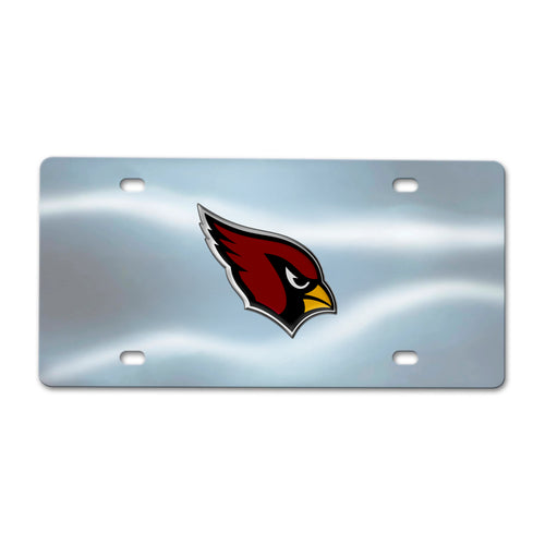 Arizona Cardinals Diecast Chrome License Plate