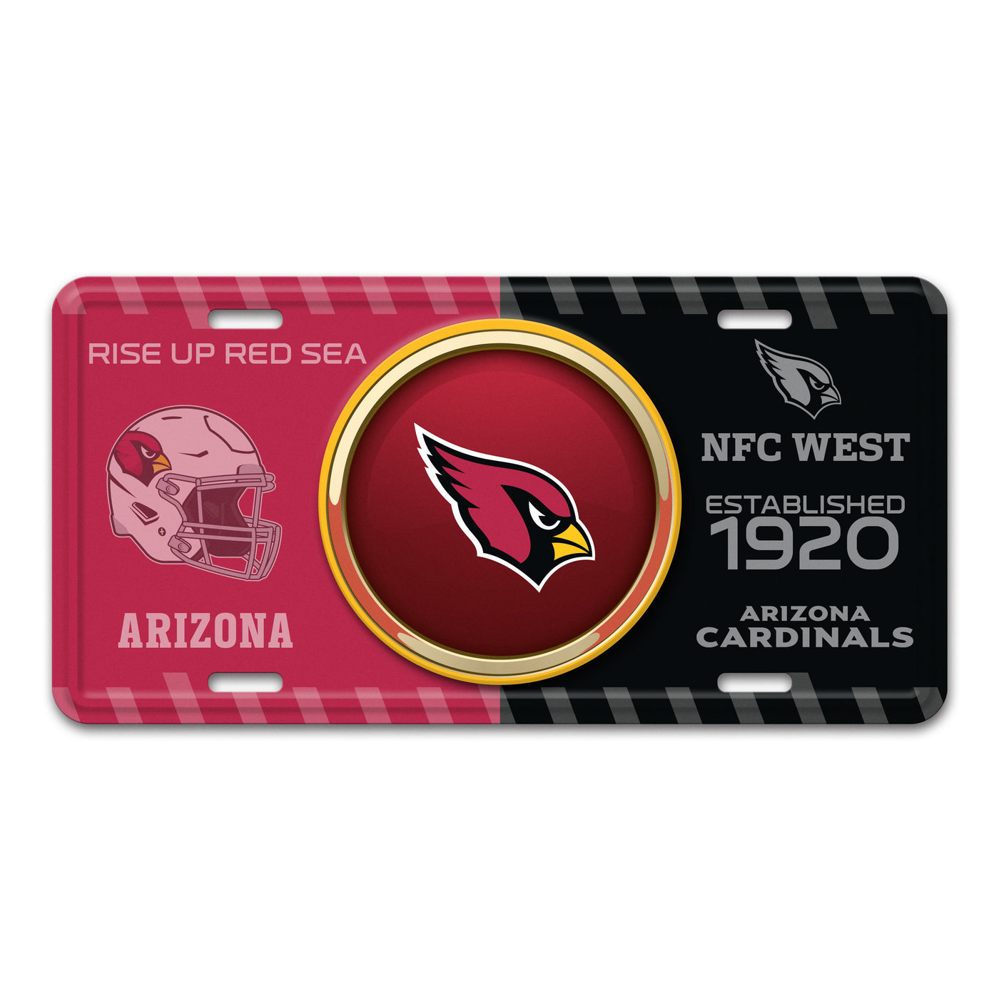 NFL - Arizona Cardinals Embossed Metal License Plate