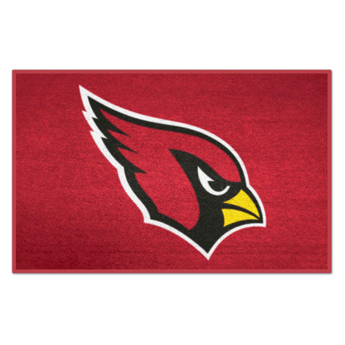 Arizona Cardinals starter mat by Logo Brands, featuring team logo and colors, designed as a durable decorative floor mat.