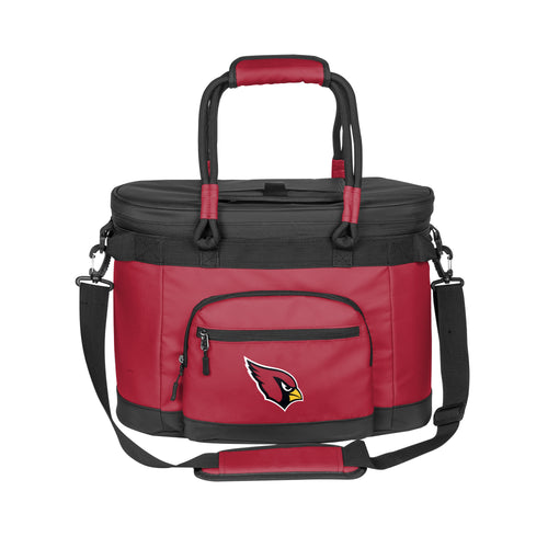 Arizona Cardinals 35-can flex cooler by Logo Brands, featuring team logo and durable insulated design for outdoor use.
