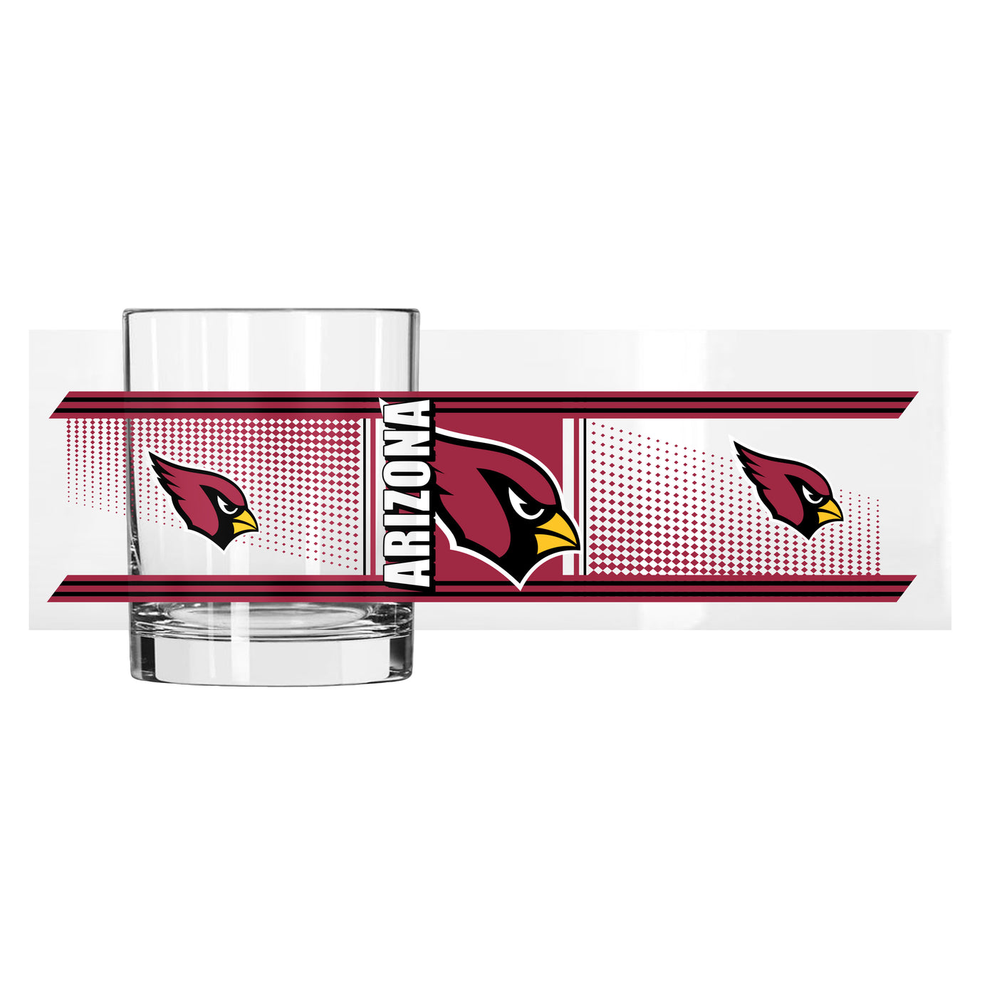 Arizona Cardinals 14oz Hero Rocks Glass