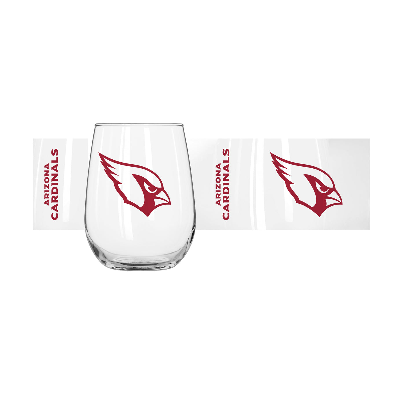 Arizona Cardinals 16oz Gameday Curved Beverage Glass