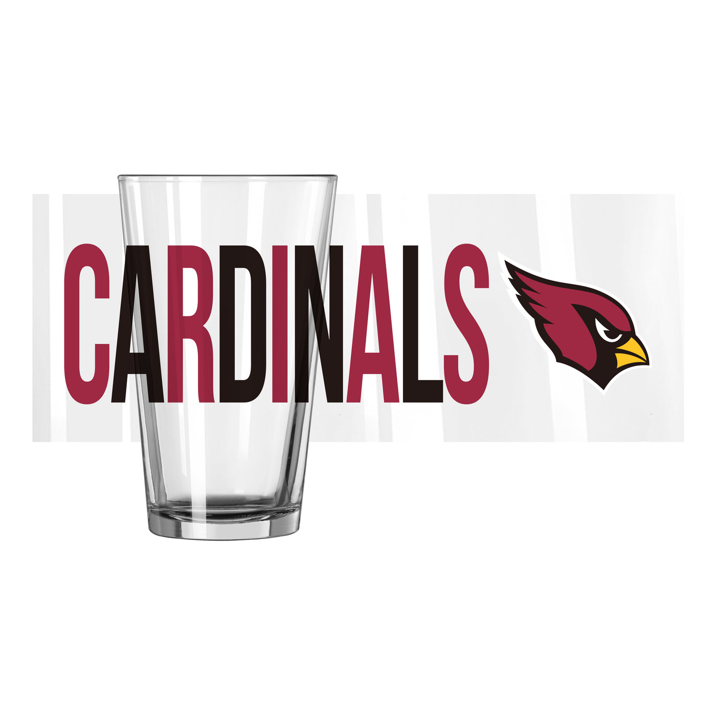 Arizona Cardinals 16oz Overtime Pint Glass