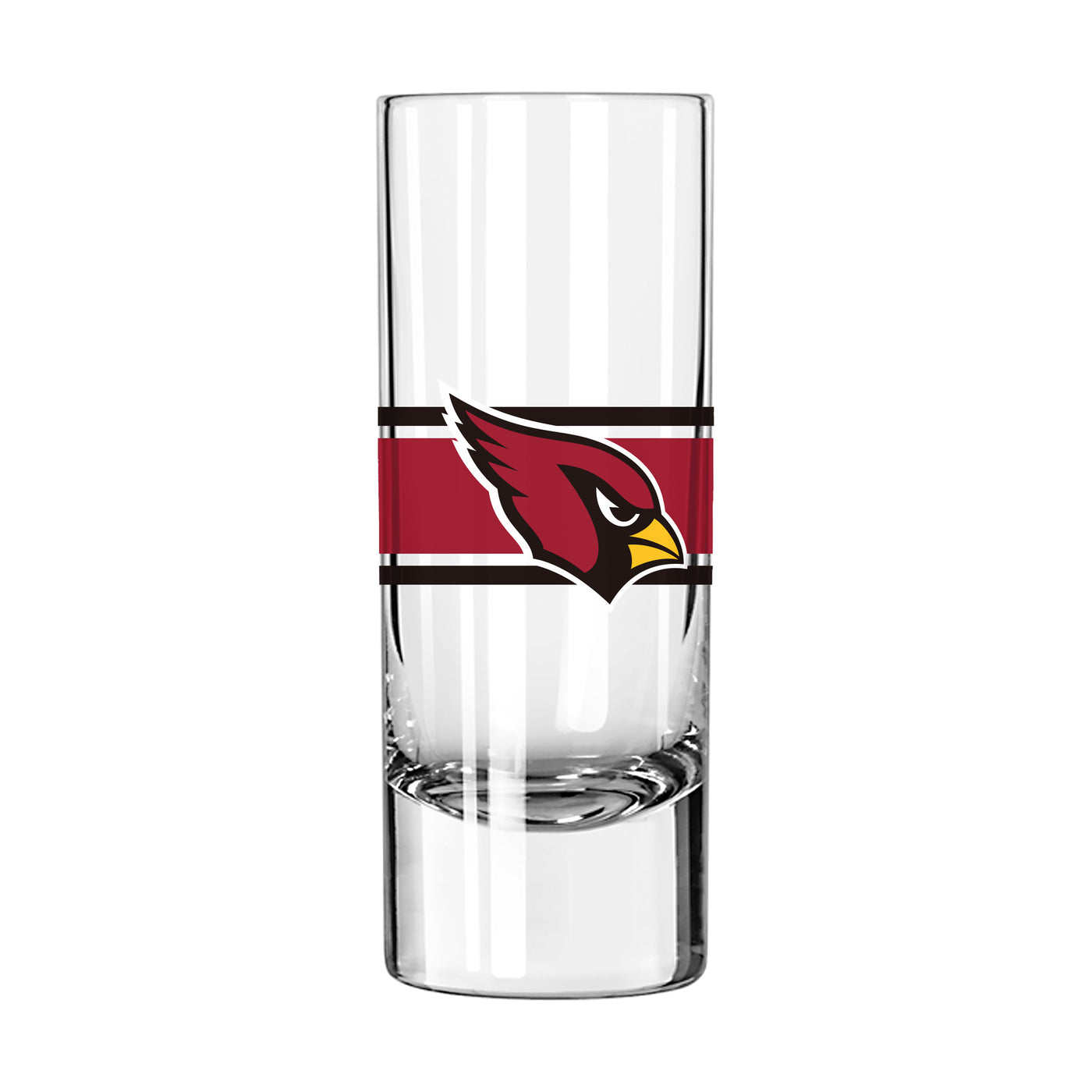 Arizona Cardinals 2.5oz Stripe Shooter Glass