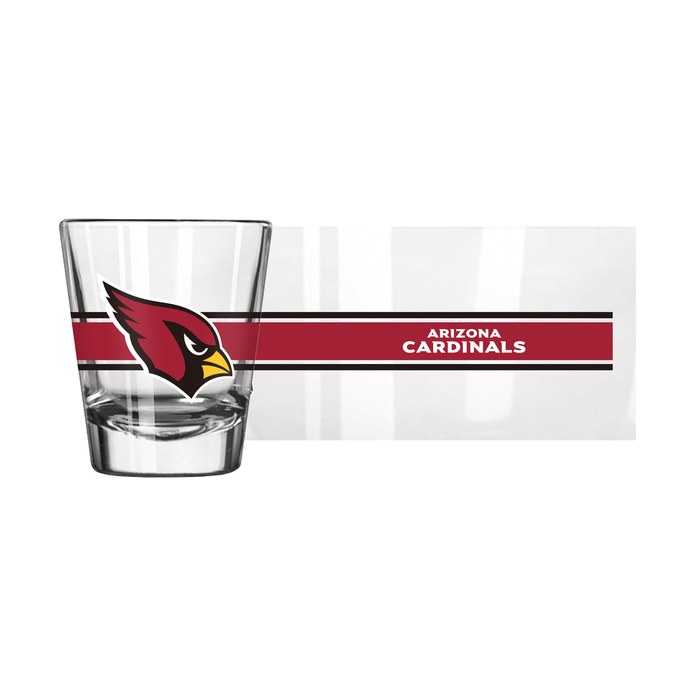 Arizona Cardinals 2oz Stripe Shot Glass