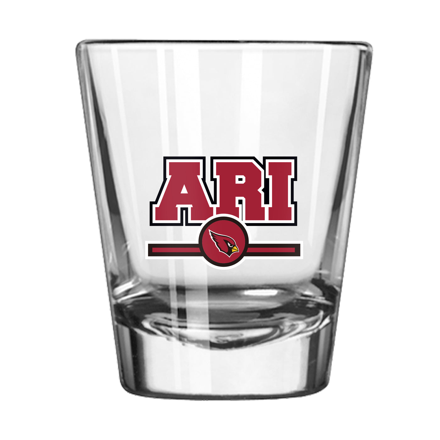 Arizona Cardinals 2oz Letterman Shot Glass