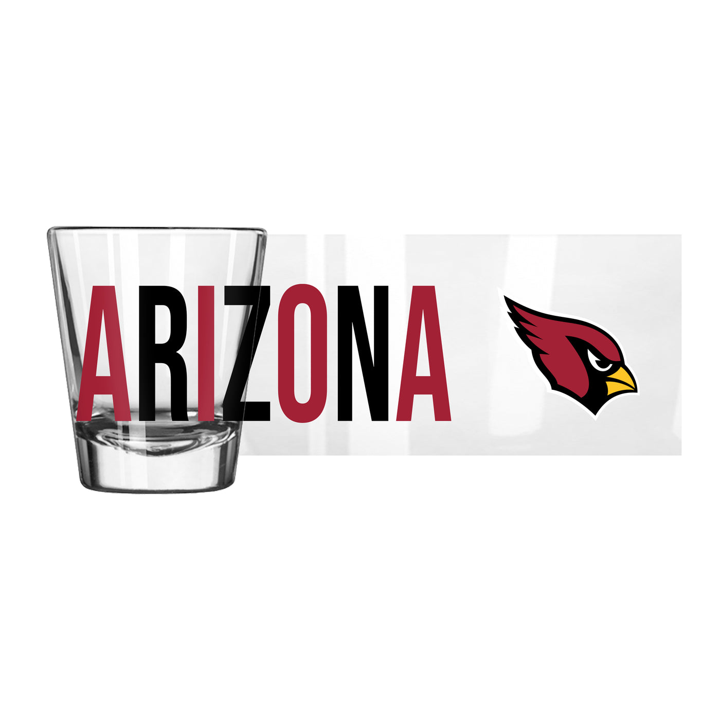 Arizona Cardinals 2oz Overtime Shot Glass