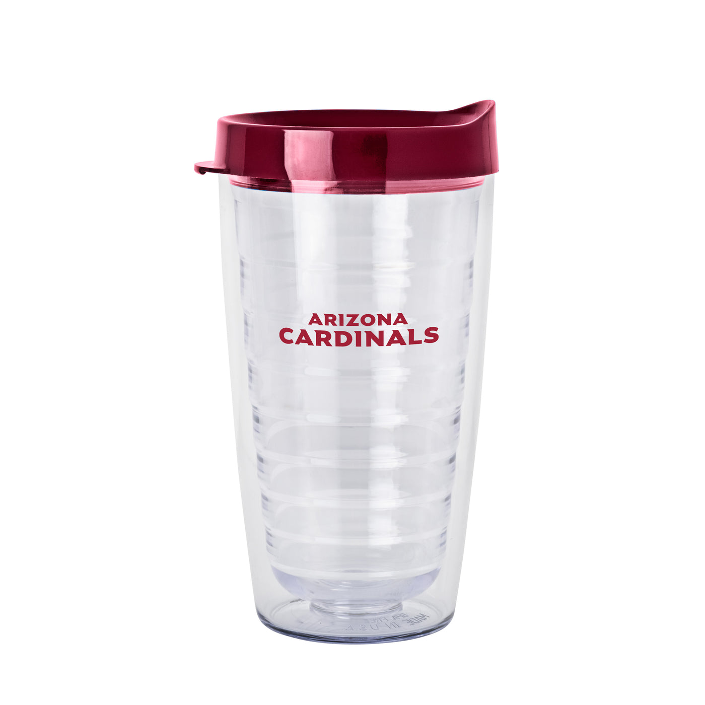 Arizona Cardinals 16oz Flipside Dbl Wall Clear Tumbler