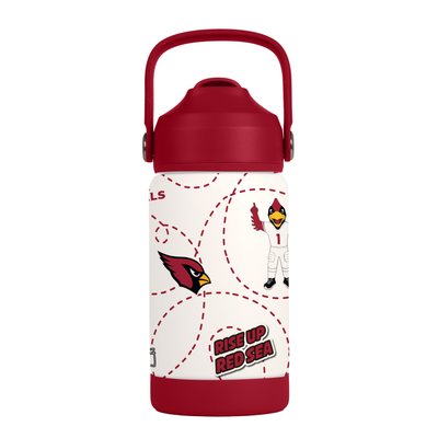 Arizona Cardinals 12oz Mascot SS Kids Bottle