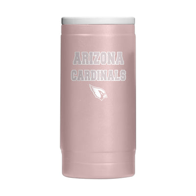Arizona Cardinals  Stencil Powder Coat Slim Can Coolie