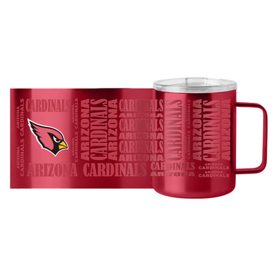 Arizona Cardinals 15oz Replay Stainless Steel Mug
