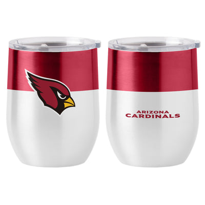 Arizona Cardinals Colorblock 16oz Stainless Curved Beverage - Logo Brands