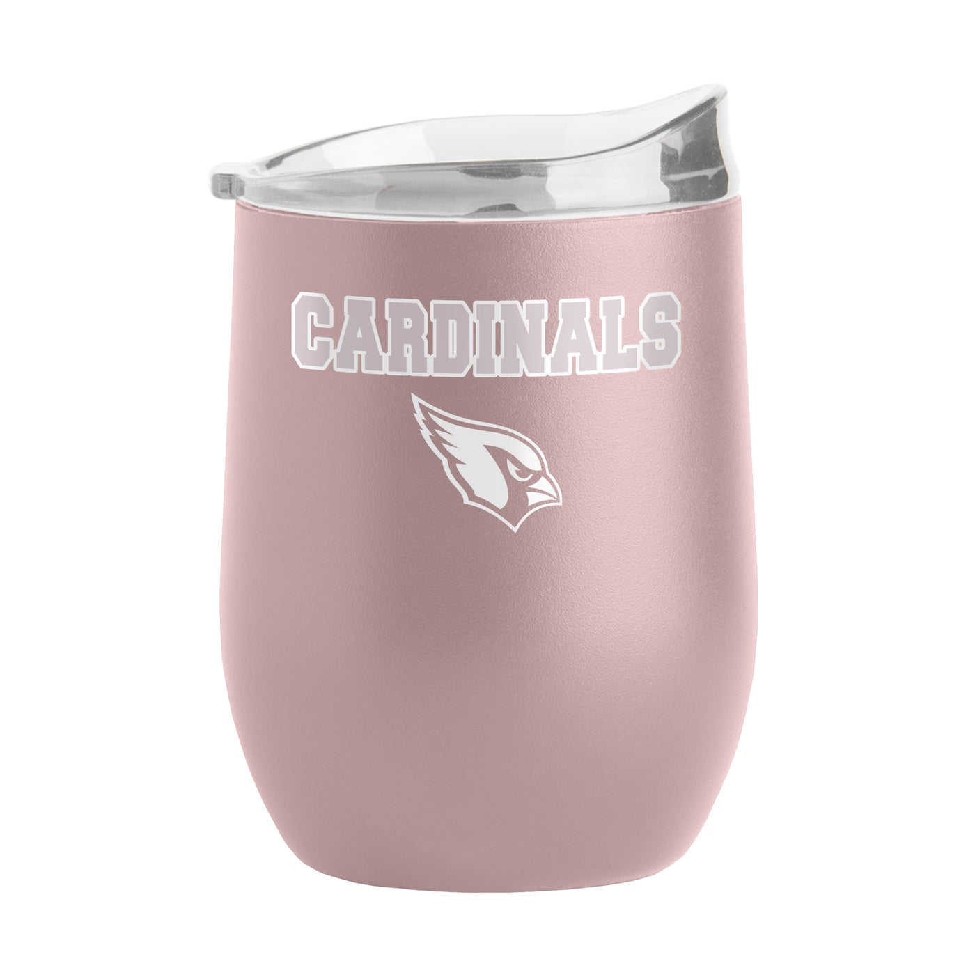Arizona Cardinals 16oz Stencil Powder Coat Curved Beverage